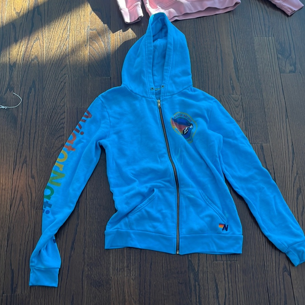 Aviator nation blue hoodie